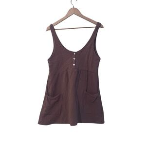 Show Me Your Mumu Women's Brown Sleeveless Dress Size S